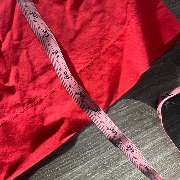 J.Crew Puff Sleeve Poplin Cotton Shirtdress Women XL Seaside Coral Preppy Chic - Picture 8 of 10